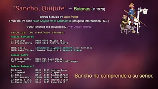 Sancho, Quijote - Botones ["Don Quijote de la Mancha" TV Opening (Spain)] [Cover]
