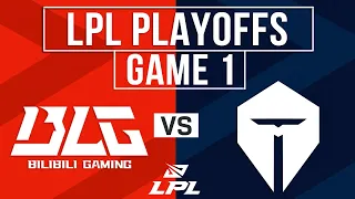 BLG vs TES Highlights Game 1 | LPL 2024 Spring Playoffs UB R2 | Bilibili Gaming vs TOP ESPORTS