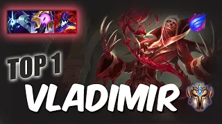 [Wild Rift] Vladimir TOP 1 - S10 Challenger ranked game + build