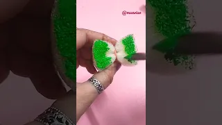 Beautiful Sponge Painting Idea#unique #paintingtutorial #spongeart #easy #youtubeshorts