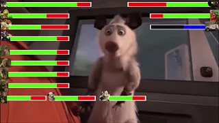 Over the Hedge Bear Chase with healthbars (Edited By @GabrielDietrichson )