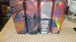 JOHNNIE WALKER A SONG OF FIRE BLENDED SCOTCH WHISKY GAME OF THRONES LIMITED EDITION (4K)