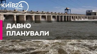 Росіяни навмисно рекордно підняли рівень води в Каховському водосховищі перед терактом