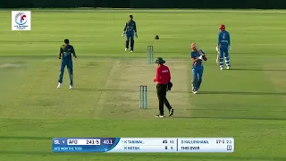 Dinura Kalupahana Bowling Highlights | Afghanistan vs Sri Lanka | U19 Tri Series | ACB