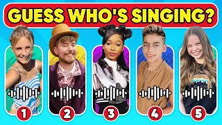 Guess Who Is Singing? | MrBeast, Salish Matter, Payton Delu, The Royalty Family