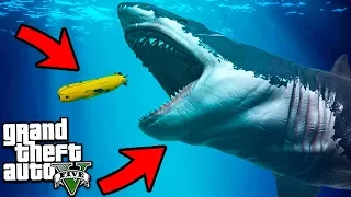 САМЫЙ БОЛЬШОЙ МЕГАЛОДОН НАЙДЕН В ГТА 5 МОДЫ! MEGALODON МЕГ ОБЗОР МОДА В GTA 5! ИГРЫ ГТА ВИДЕО MODS