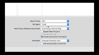 Exporting Multi Tracks in Logic Pro X