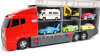 13 Type Tomica Cars ☆ Tomica opening and put in red big Okatazuke convoy