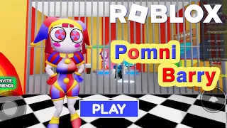 Pomni Barry Prison Run ROBLOX (gameplay)