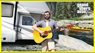 I FOUND TREASURE WHILE I WAS CAMPING! (GTA 5 Mods)