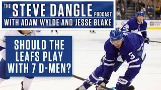 Should The Maple Leafs Use 7 Defencemen And Only 11 Forwards In The Playoffs?
