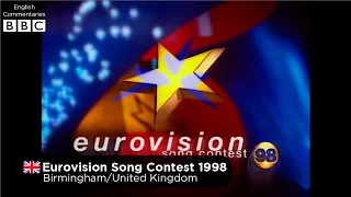 Eurovision Song Contest 1998 (English Commentaries)