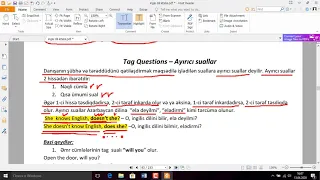 Alternative and Tag Questions   Seçmə və Ayırıcı Suallar