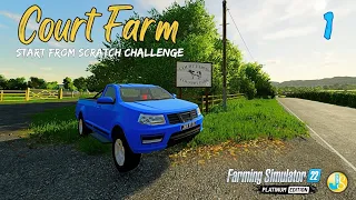 Court Farm - Start from Scratch Challenge - ep.1 - FS22 Farming Simulator 22 Xbox series S Timelapse