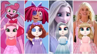 My Talking Angela’m 2 || Frozen 2 ❄️ 🆚 Ragatha 🆚 Mommy Long Legs 🆚 Barbie In Angela 2 || cosplay