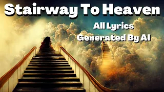 Stairway to Heaven- All Lyrics Transformed into AI Artwork