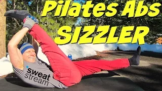 35 Min Pilates Abs Sizzler for Strength and Flexibility w/ Sean Vigue - Total Body Workout Routine