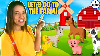 Farm Animal Songs For Kids | Toddler Learning, Counting, Old McDonald Had A Farm | Cassie's Corner