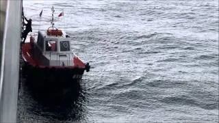 PILOT BOARDING SHIP IN PIRAEUS PORT