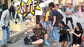 Top Reactions / 😱 Someone Fell From Fright 😱 Mannequin Prank Part 2