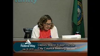 7/16/2019 Federal Way City Council - Regular Meeting