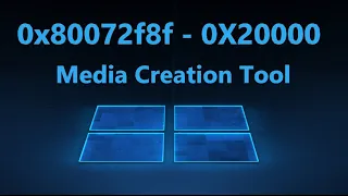 Ошибка 0x80072f8f 0X20000 Media Creation Tool - Решение