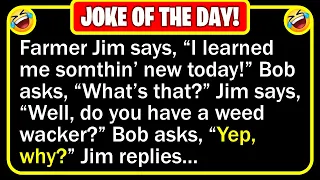 🤣 BEST JOKE OF THE DAY! - Two farmers, Jim and Bob, are sitting at a bar... | Funny Jokes