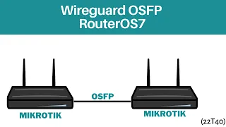 22T40 4 Kroki - Wireguard OSPF RouterOS7 [konfiguracja Mikrotik]