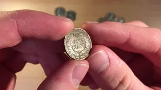 Sorting American Coins With Some Silver and a 1859 Indian Head Cent