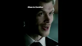 Klaus to Caroline #tvd #viral #shorts