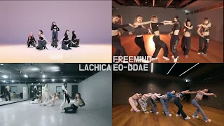 IVE(아이브) IAM 시안 비교: La Chica, FreeMind, EO-DDAE, IVE | Choreography demo