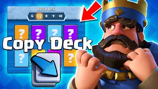 Every time i win i copy my Opponents deck in Clash Royale