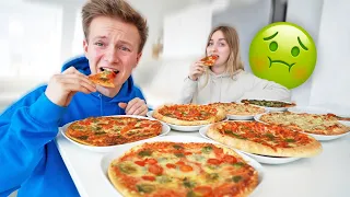 Wer zuletzt aufhört PIZZA zu essen, gewinnt 300,00€ 💰🍕