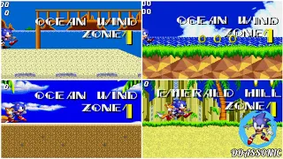 Ocean Wind (Deleted Zone) for Sonic 2 in 4 versions