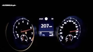 VW Golf GTI VII Performance - acceleration 0-100 km/h, 0-200 km/h, 100-200 km/h, racelogic