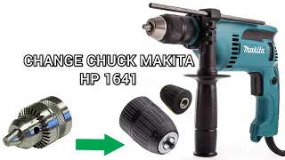 CHANGE CHUCK MAKITA HP1641 HAMMER DRILL