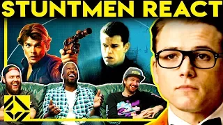 Stuntmen React to Bad & Great Hollywood Stunts 7