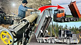 Have You Seen Complete Making Dump Truck Hydraulic Jack From Start to Finish | DIY Hydraulic Jack