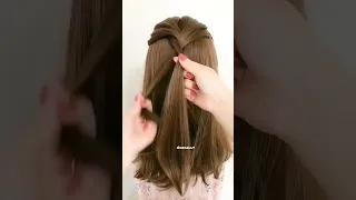 Hairstyle Easy and Beautiful😍😍 #hairstyle #hairstyleforgirls #hairstyletutorial #shorts