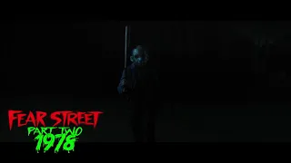 Fear Street Part Two: 1978 | The Shadyside Killers surround Ziggy and Cindy at The Hanging Tree