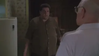 The Sopranos - Uncle Jr whacks Bobby Bacala for eating his manicotti