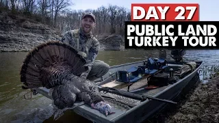 TURKEY HUNTING FROM A BOAT - Public Land Turkey Tour Day 27