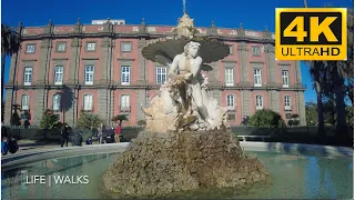 Royal Palace of Capodimonte | Naples - Italy Walk | Binaural audio Walking Tour (4K | 60 fps)