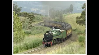 Australian steam locomotives 3801 & 3830 - Werris Creek tour - November 2001