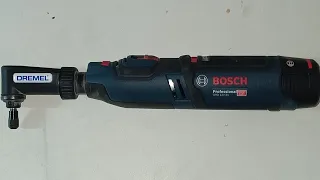 TEST#Multiszlifierka BOSCH GRO 12V-35 + przystawka kątowa DREMEL 575