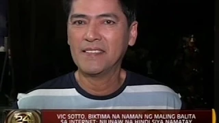 24Oras: Kumalat na post sa social media na patay na si Vic Sotto, walang katotohanan