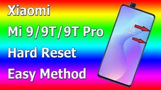 Hard Reset XIAOMI MI 9/9T,Hard Reset Xiaomi mi 9t pro,Redmi 9t Hard Reset,How To Hard Reset mi 9,