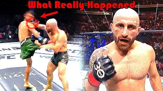 GENIUS!!! What Really Happened (Alexander Volkanvoski vs Yair Rodriguez)