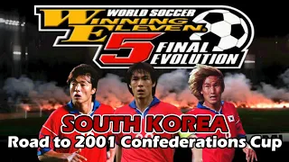 [PS2] Winning Eleven 5FE(PES1) 🇰🇷Korea All Goals in Confederations Cup 2001