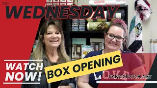 Wednesday Box Opening!!! Exciting stuff in todays show as well as another look at the shop!